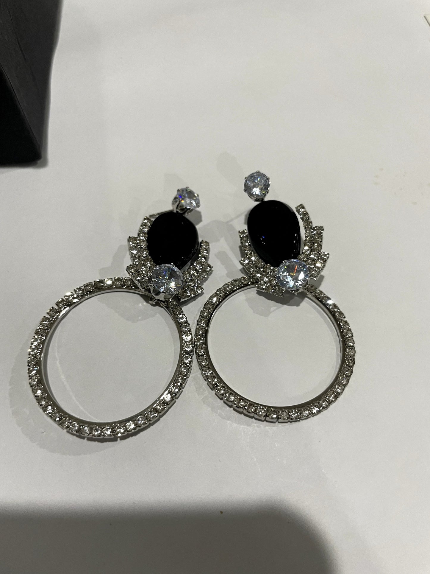 Black Stone Earrings | Nimora