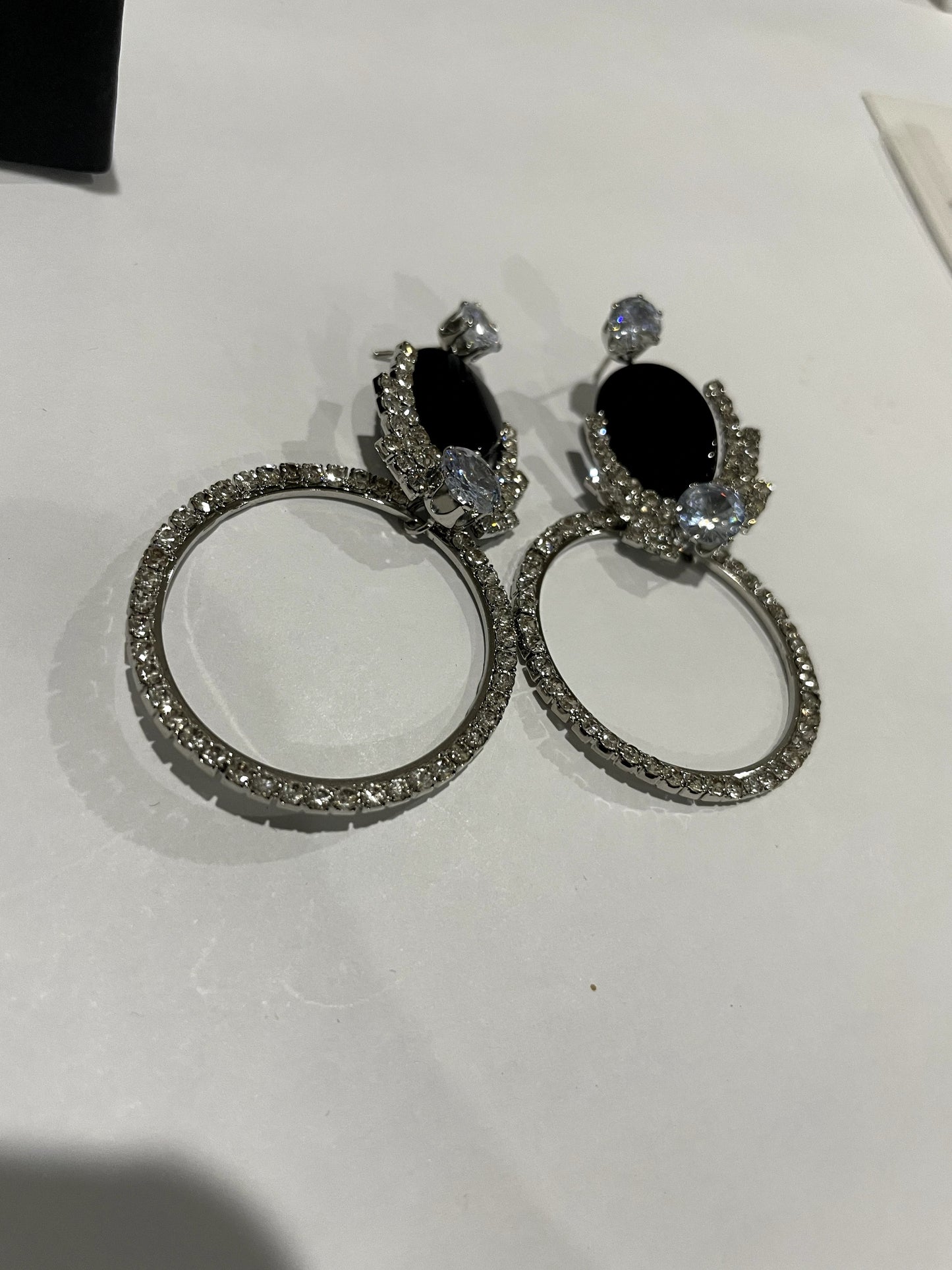 Black Stone Earrings | Nimora