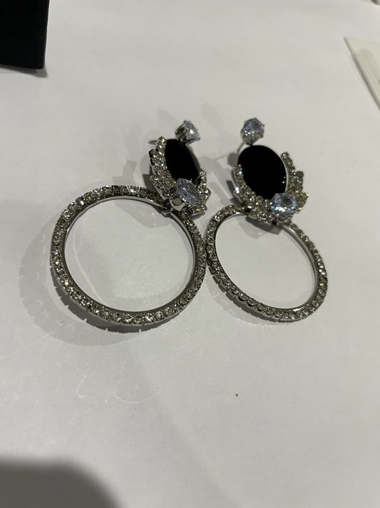 Black Stone Earrings | Nimora