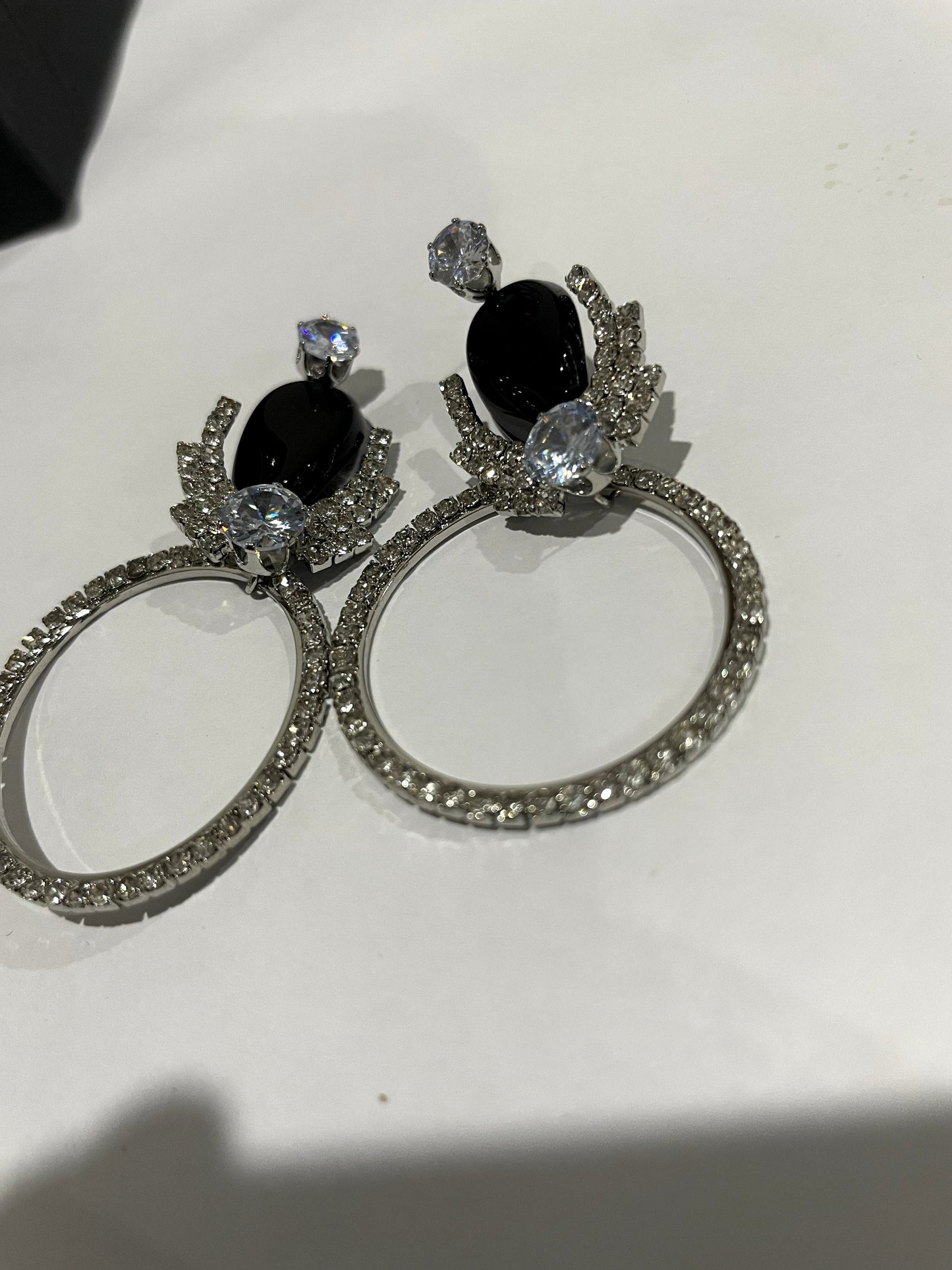 Black Stone Earrings | Nimora