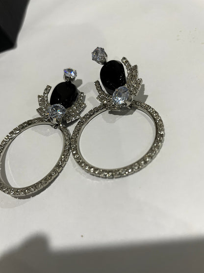 Black Stone Earrings | Nimora